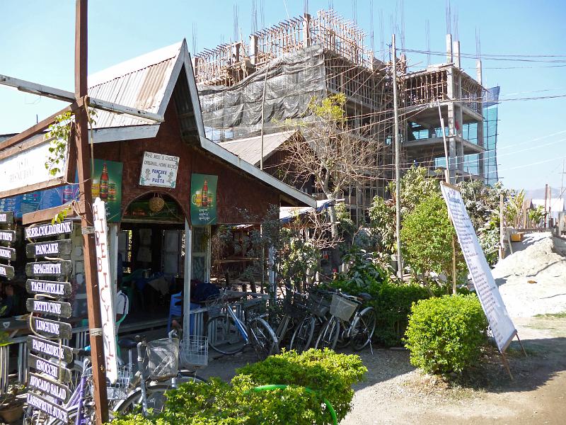 Burma III-043-Seib-2014.jpg - Old restaurant and new hotel (Photo by Roland Seib)
